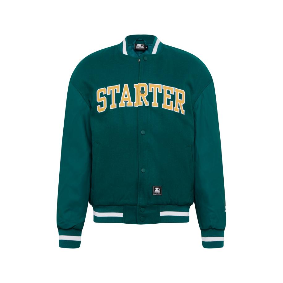 Starter Black Label Starter Black Label Tussenjas pasteelgeel / jade groen / wit -