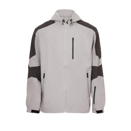 Festland Festland Tussenjas lichtgrijs / zwart