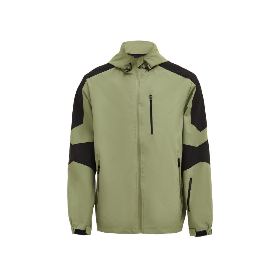 Festland Festland Tussenjas olijfgroen / zwart -