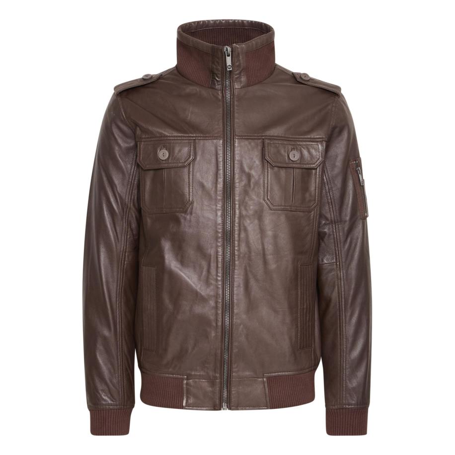 Solid !Solid Tussenjas Famash bruin -