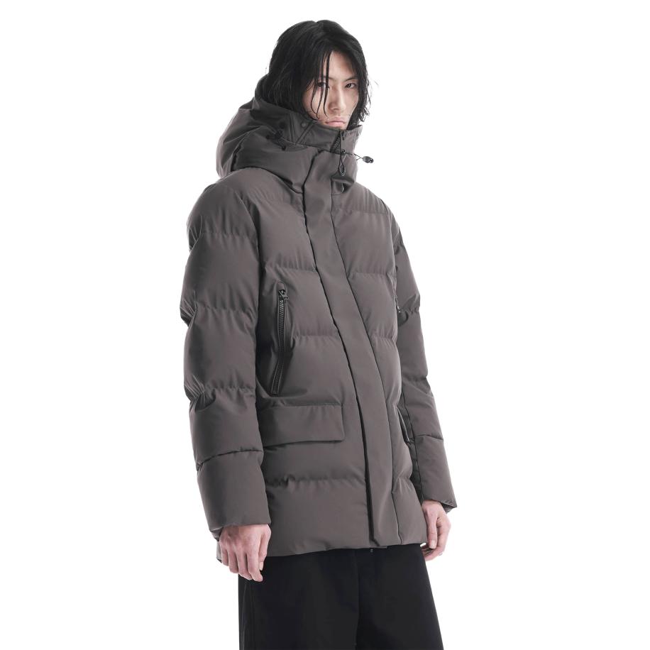 Krakatau Cassini Qm571 Quilted Parka Bruin