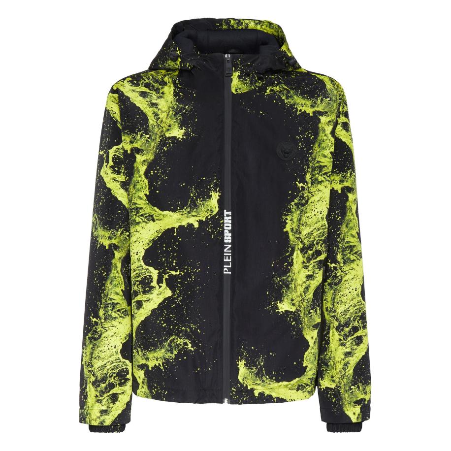 Plein Sport Plein Sport Tussenjas limoen / zwart -