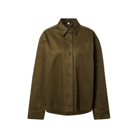 A LOT LESS Tussenjas Lana olijfgroen