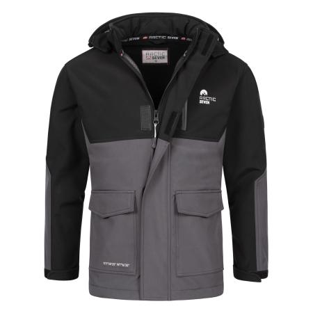 Arctic Seven Arctic Seven Functionele jas donkergrijs / zwart