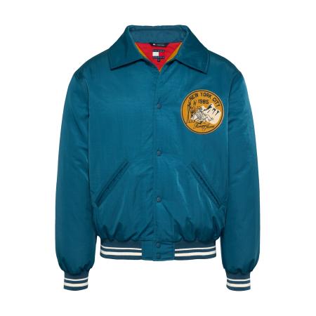 Tommy Jeans Tommy Jeans Tussenjas blauw / curry / wit