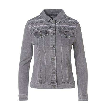 KOROSHI KOROSHI Tussenjas grey denim