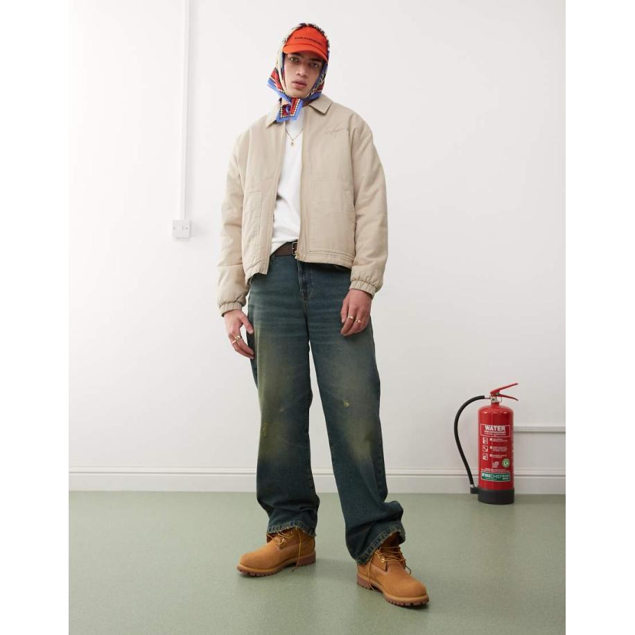 COLLUSION - Harrington jack in naturel-Bruin Bruin