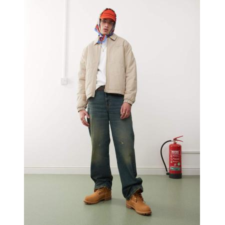 COLLUSION - Harrington jack in naturel-Bruin