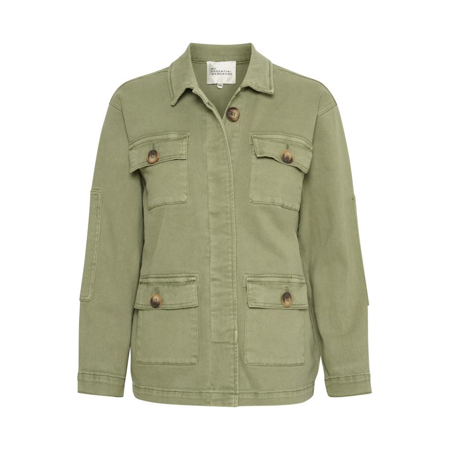 My Essential Wardrobe My Essential Wardrobe Tussenjas olijfgroen -