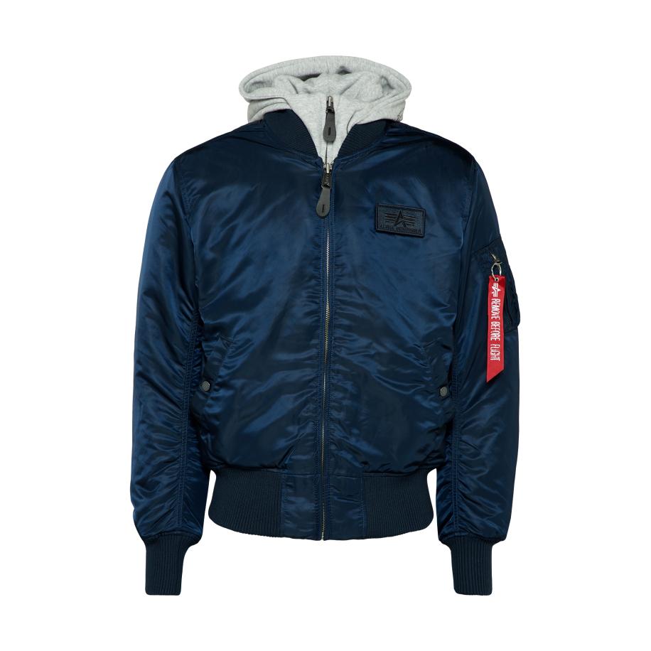 Alpha Industries ALPHA INDUSTRIES Tussenjas MA-1 D-Tec donkerblauw / lichtgrijs / rood / zwart -