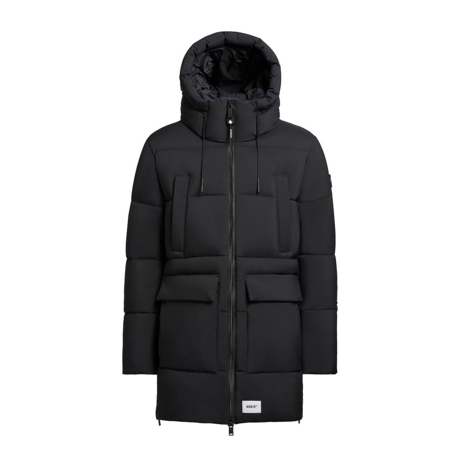 Khujo khujo Winterjas Welm donkergrijs -