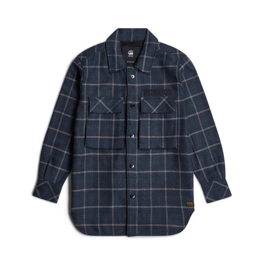 G-STAR Tussenjas marine / offwhite Blauw