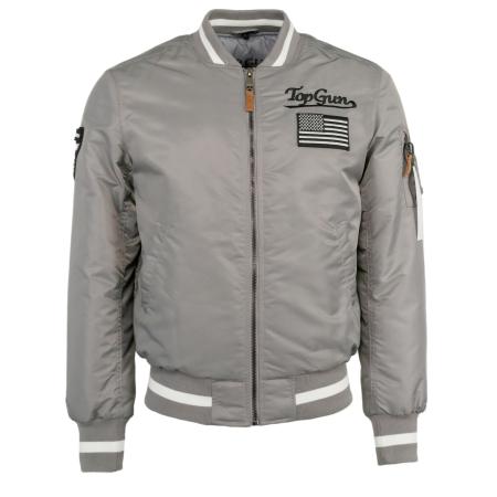 Top gun TOP GUN Tussenjas antraciet / zwart / wit