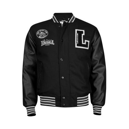 Lonsdale LONSDALE Tussenjas OXFORD ALL SEASON zwart / wit