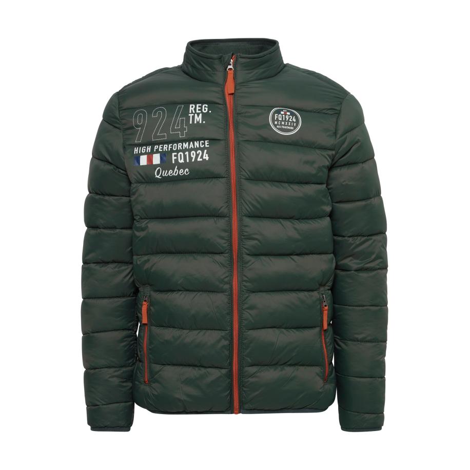 FQ1924 FQ1924 Tussenjas Arnvid blauw / groen / bloedrood / wit -