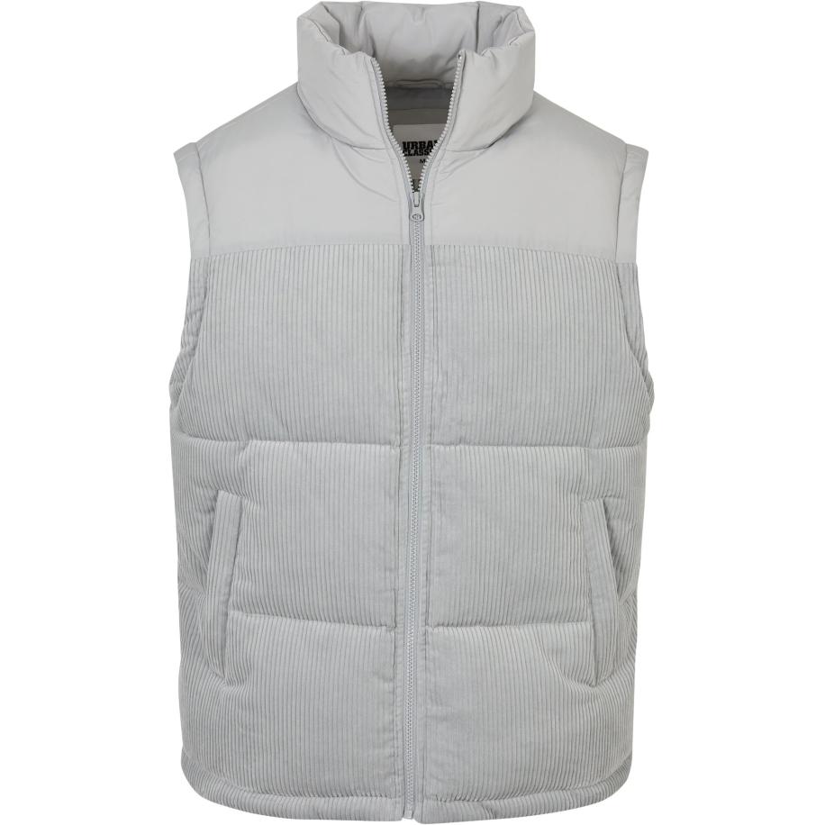 Urban Classics Urban Classics Bodywarmer lichtgrijs -