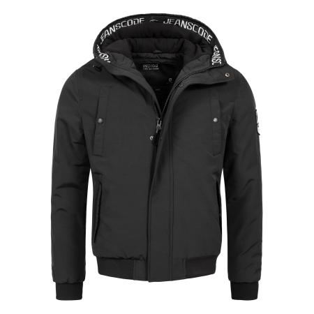 INDICODE JEANS INDICODE JEANS Winterjas Albany zwart / wit