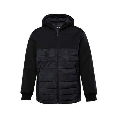 men plus Men Plus Tussenjas lichtgrijs / donkergrijs / zwart