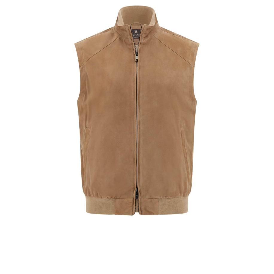 Boggi Milano Boggi Milano Bodywarmer lichtbruin -