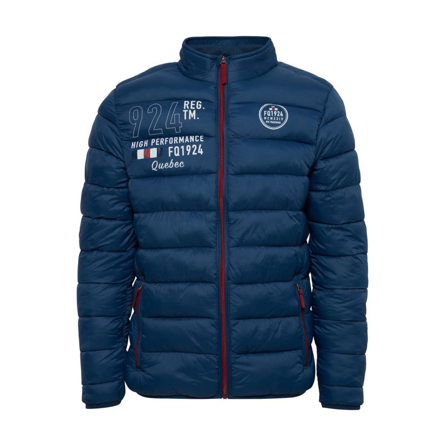 FQ1924 FQ1924 Tussenjas Arnvid blauw / bordeaux / wit -