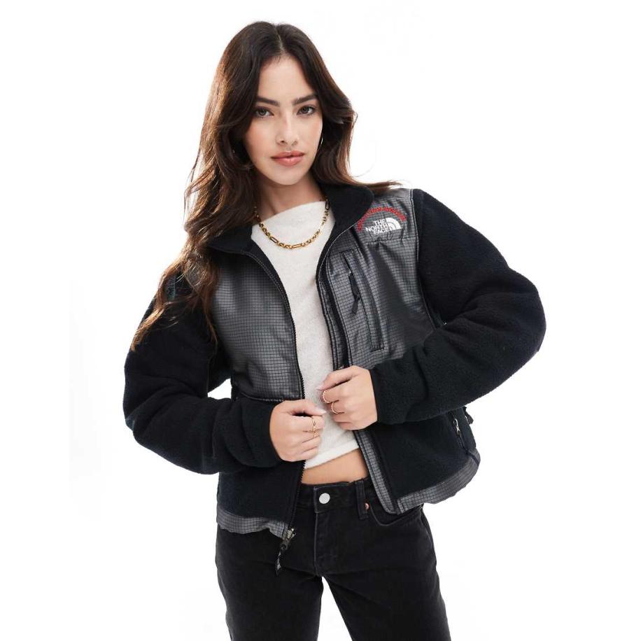 The North Face Denali Fleecejack van zware kwaliteit in grijs Grijs