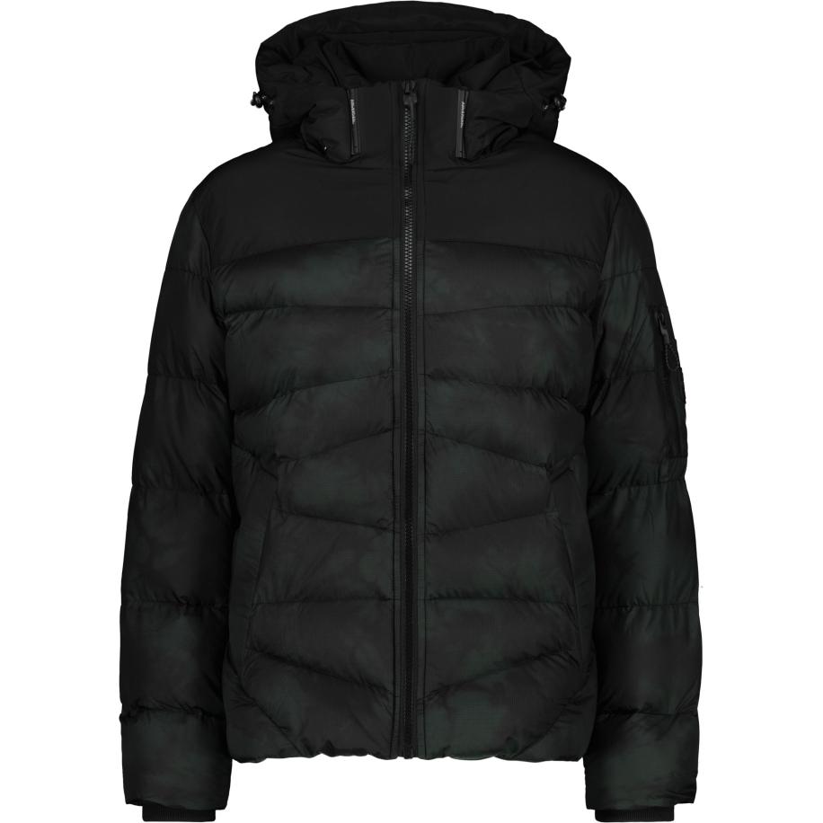 Alife and Kickin Winterjas HenryAK donkergroen / zwart Zwart