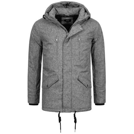 JEFF JEFF Tussenparka Anders rookgrijs