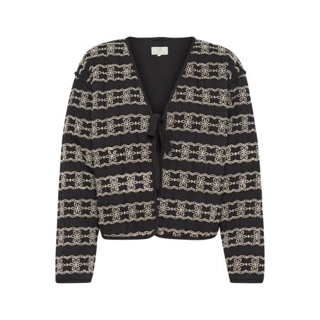 Kaffe Kaffe Tussenjas Ronia goud / zwart