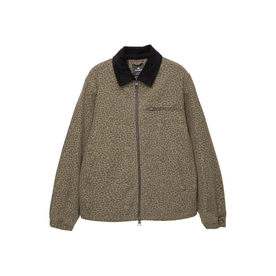 Pull&Bear Pull&Bear Tussenjas ombergrijs / donkerbruin -
