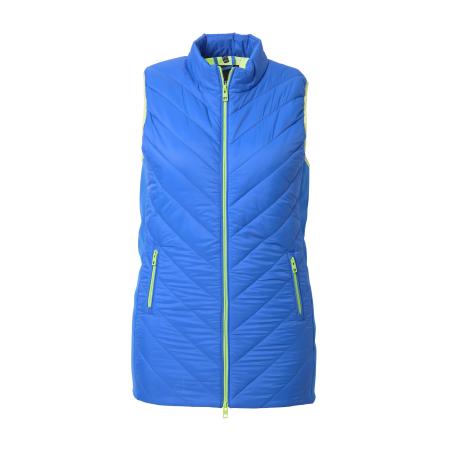 Ulla Popken Ulla Popken Bodywarmer blauw / geel
