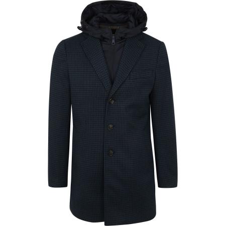 Suitable Hood Coat Navy