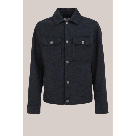 WE Fashion Heren jacket - Regular fit - Marineblauw - Maat: XS