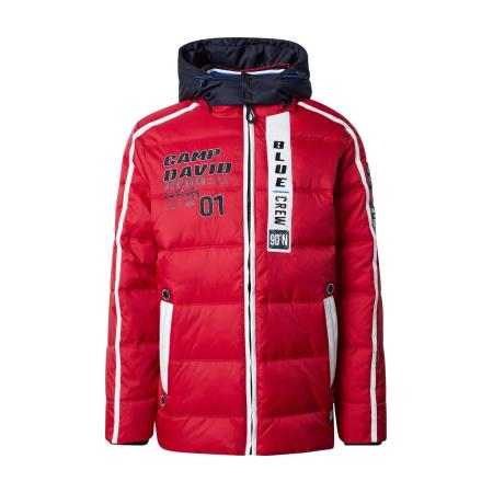Camp David CAMP DAVID Winterjas marine / bloedrood / zwart / wit