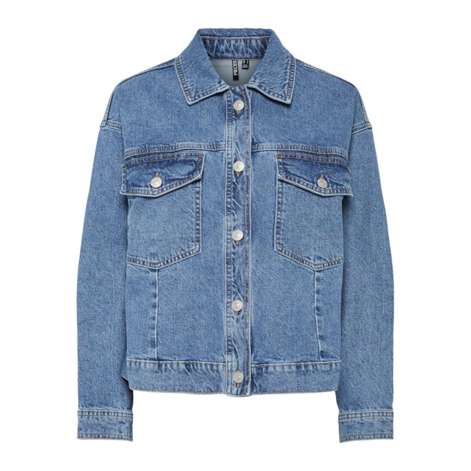 Pieces PIECES Tussenjas PCElma blauw denim -