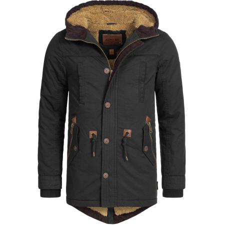 INDICODE JEANS INDICODE JEANS Winterparka Barge roestbruin / honing / zwart