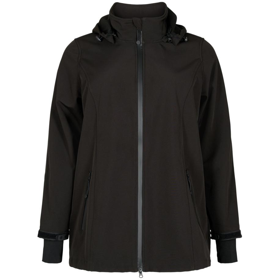 Zizzi Zizzi Functionele jas zwart -