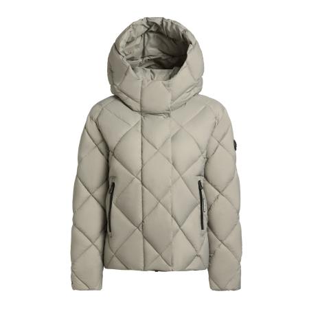 Khujo khujo Winterjas Lilian lichtgrijs