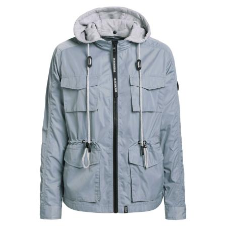 Khujo khujo Tussenjas FLAMES lichtblauw / lichtgrijs