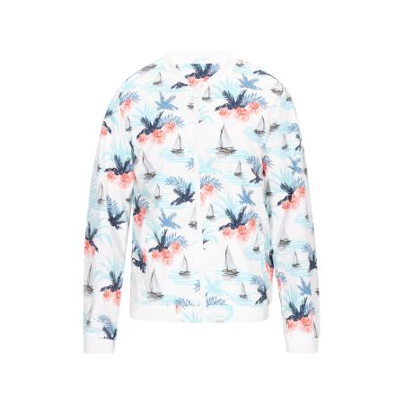 ALEKO Tussenjas blauw / koraal