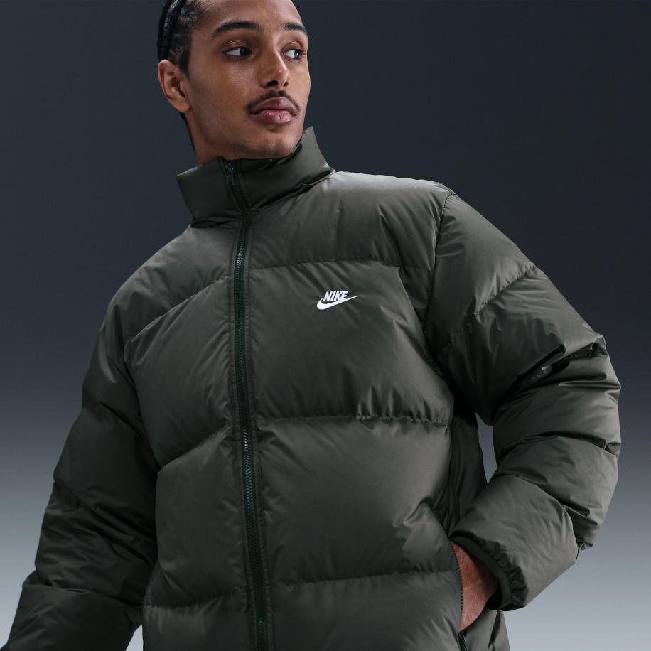 Nike Sportswear Club Therma-FIT gewatteerd herenjack - Groen Groen