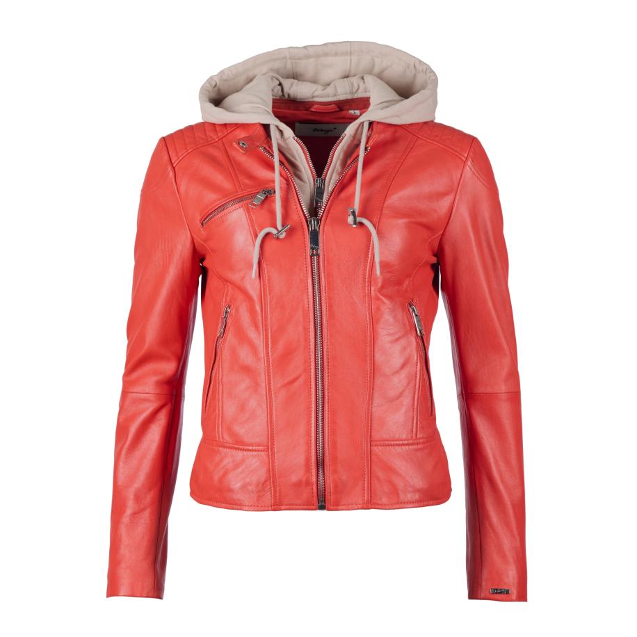 Maze Maze Tussenjas Mico grijs / rood -