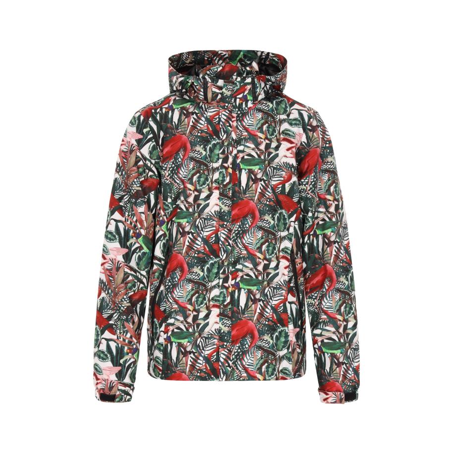 Homebase HOMEBASE Tussenjas groen / pink / rood -