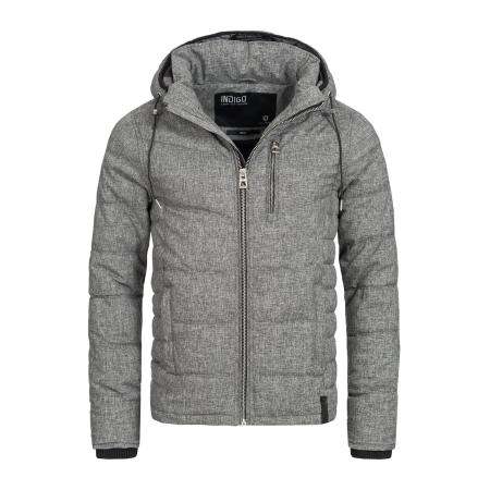 INDICODE JEANS INDICODE JEANS Winterjas Circus grijs gemêleerd