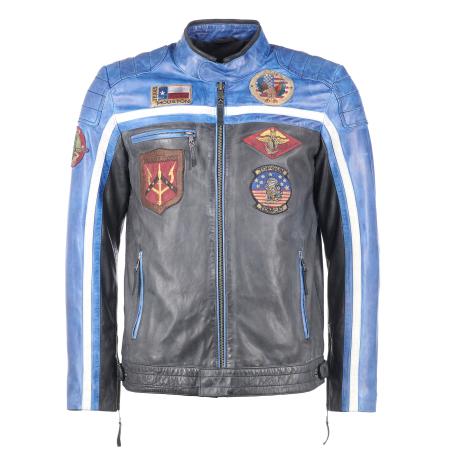 Top gun TOP GUN Tussenjas blauw / rood / zwart / wit