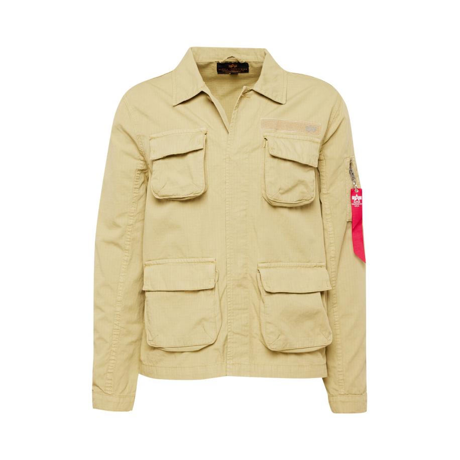 Alpha Industries ALPHA INDUSTRIES Tussenjas kaki / rood / wit -