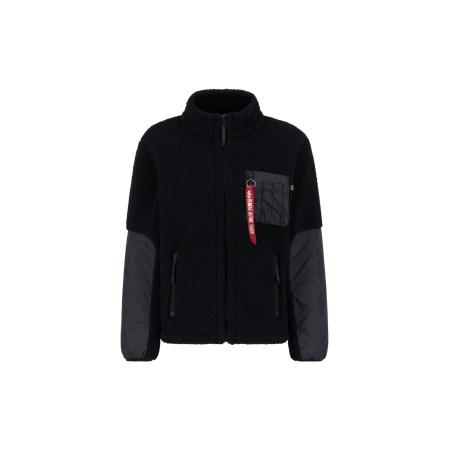 Alpha Industries ALPHA INDUSTRIES Tussenjas Sherpa Zip zwart