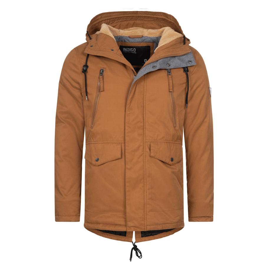 INDICODE JEANS INDICODE JEANS Winterparka Loaf karamel -
