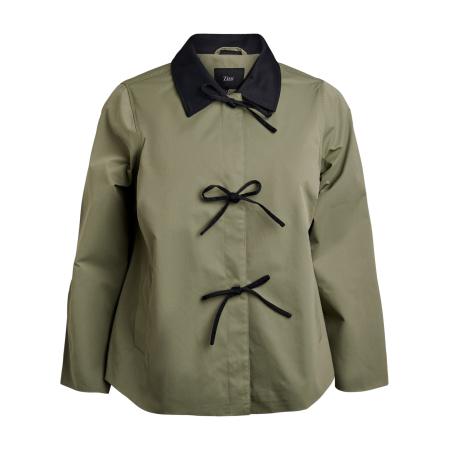 Zizzi Zizzi Tussenjas VALENCIA groen / zwart