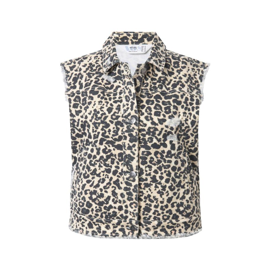 Angel of Style Bodywarmer gemengde kleuren Bruin