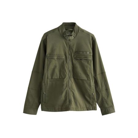 Next Next Tussenjas kaki / donkergroen